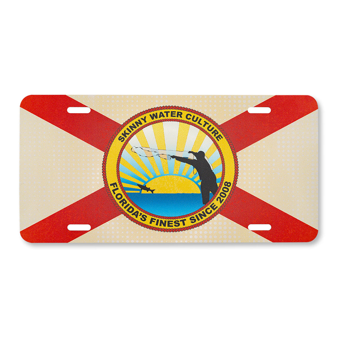 License Plate Cracker Flag