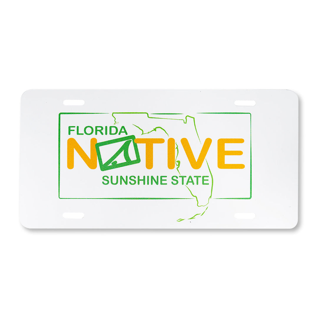 License Plate Florida Native