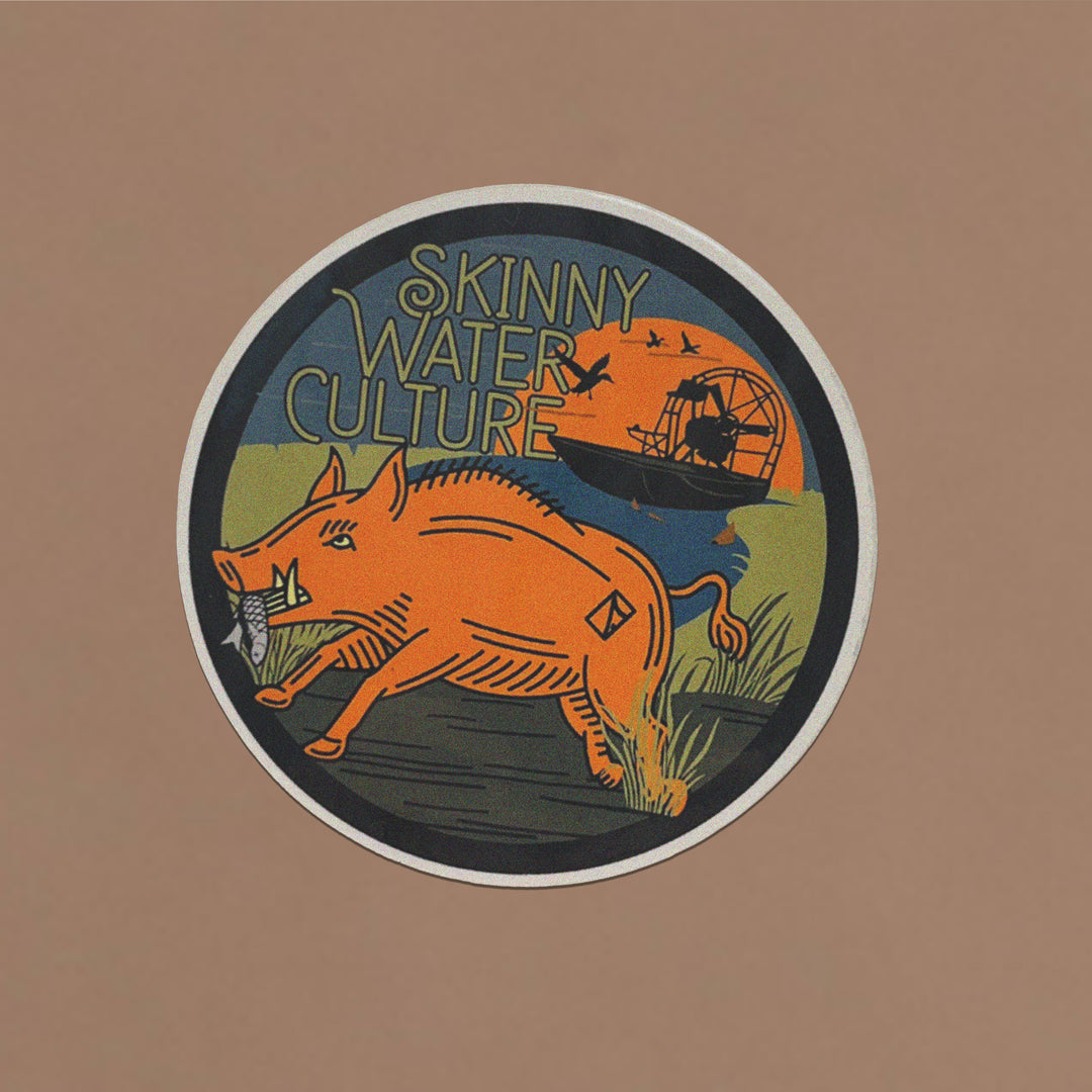Bog Hog Sticker