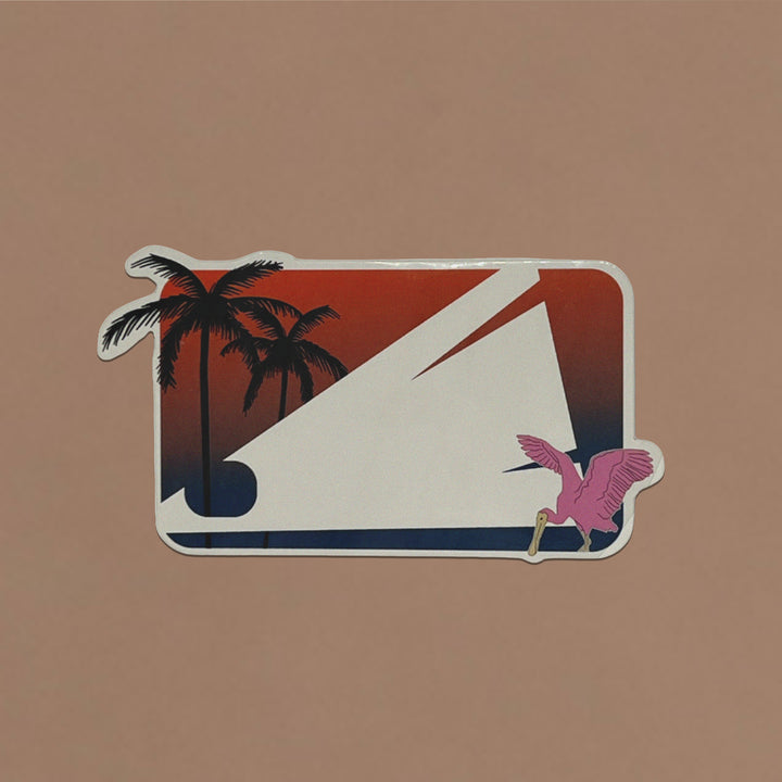 Sunset Spoony Sticker